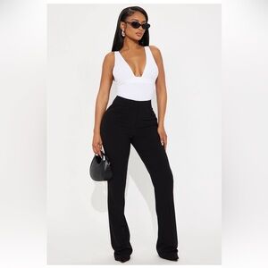 Black High-Rise Pants
